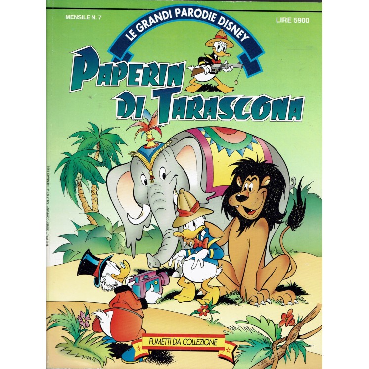 Le Grandi Parodie Disney n.  7 Paperin di Tarascona ed. Walt Disney FU05