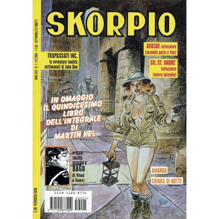 Skorpio settimanale di fumetti  1 2005 Amanda, Dago ed. Eura Editoriale FU03