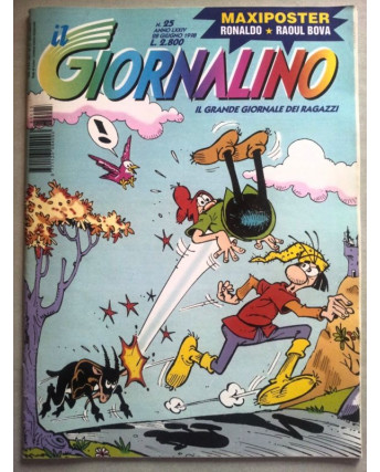 Il Giornalino anno LXXIV n. 25 - 28 giugno 1998 * ed. San Paolo