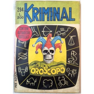 Kriminal n.284 * Oroscopo * ed. Corno 3,70€