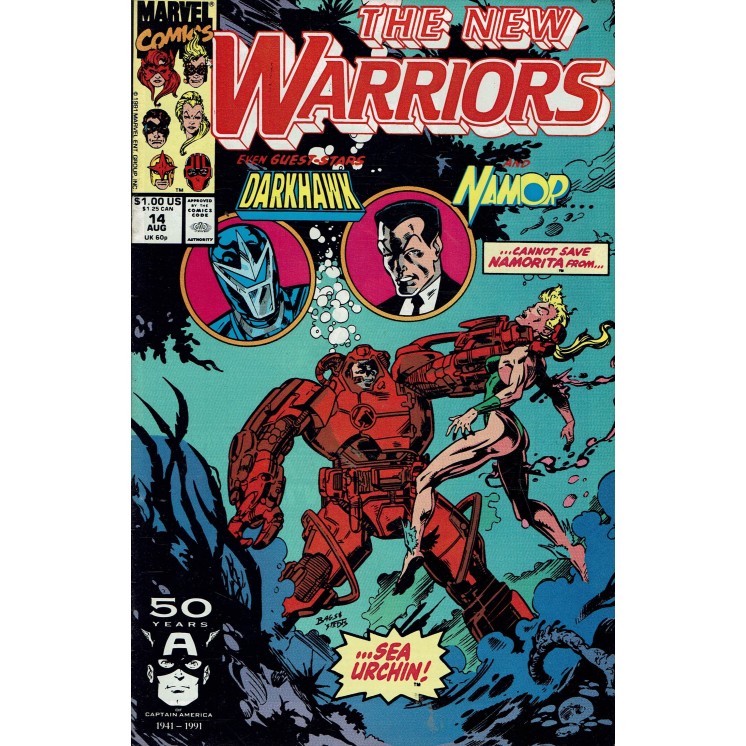 The New Warriors  14 aug 1991 di Nicieza ed. Marvel Comics lingua originale OL02