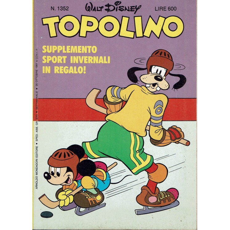 Topolino n.1352 ed. Walt Disney Mondadori