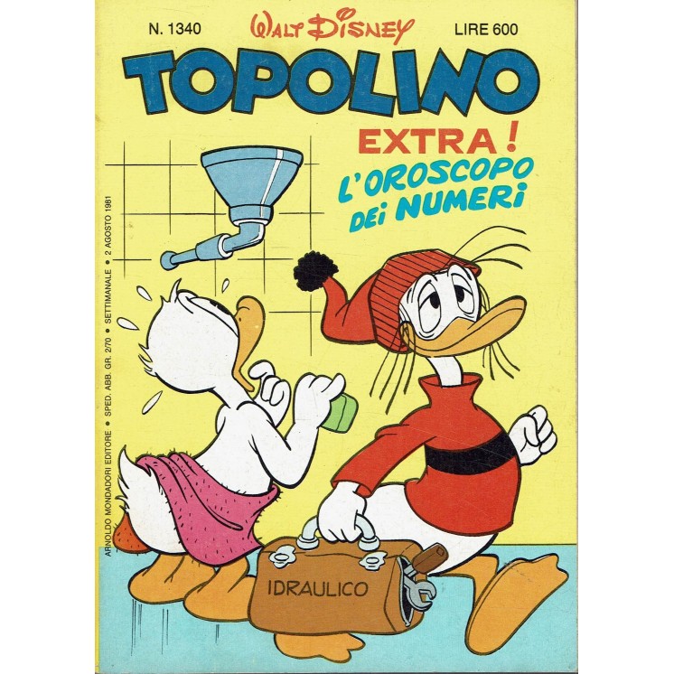 Topolino n.1340 ed. Walt Disney Mondadori