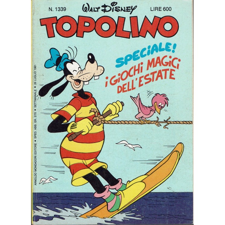 Topolino n.1339 ed. Walt Disney Mondadori