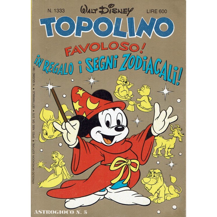 Topolino n.1333 di Walt Disney ed. Mondadori