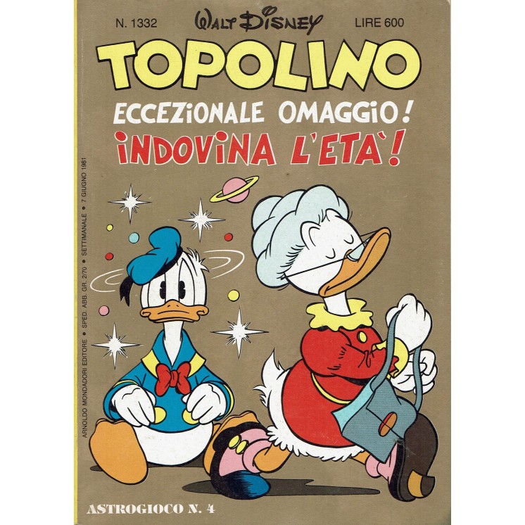 Topolino n.1332 ed. Walt Disney Mondadori