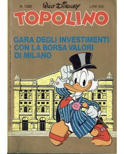 Topolino n.1326 ed. Walt Disney ed. Mondadori