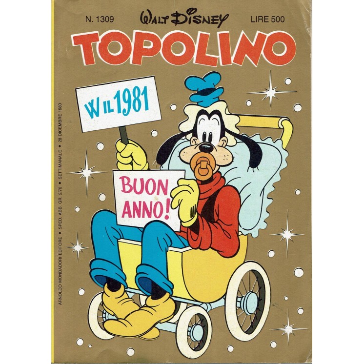 Topolino n.1309 ed. Walt Disney Mondadori