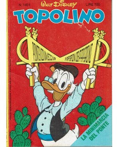 Topolino n.1401 di Walt Disney Ponte Messina ed. Mondadori