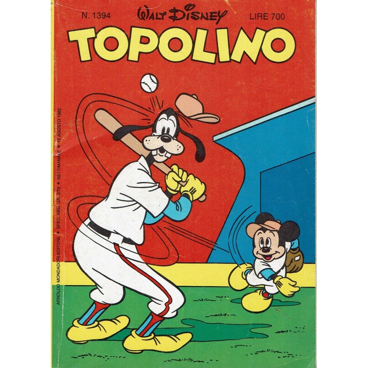 Topolino n.1394 ed. Walt Disney Mondadori