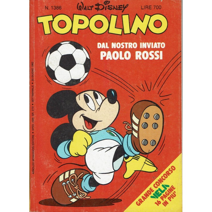 Topolino n.1386 ed. Walt Disney Mondadori
