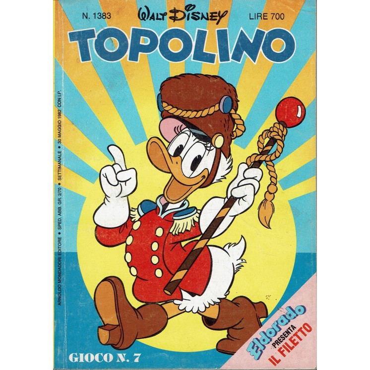 Topolino n.1383 di Walt Disney ed. Mondadori