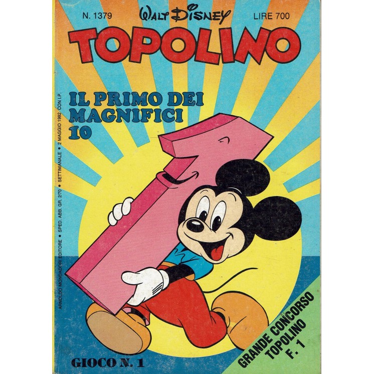 Topolino n.1379 ed. Walt Disney Mondadori