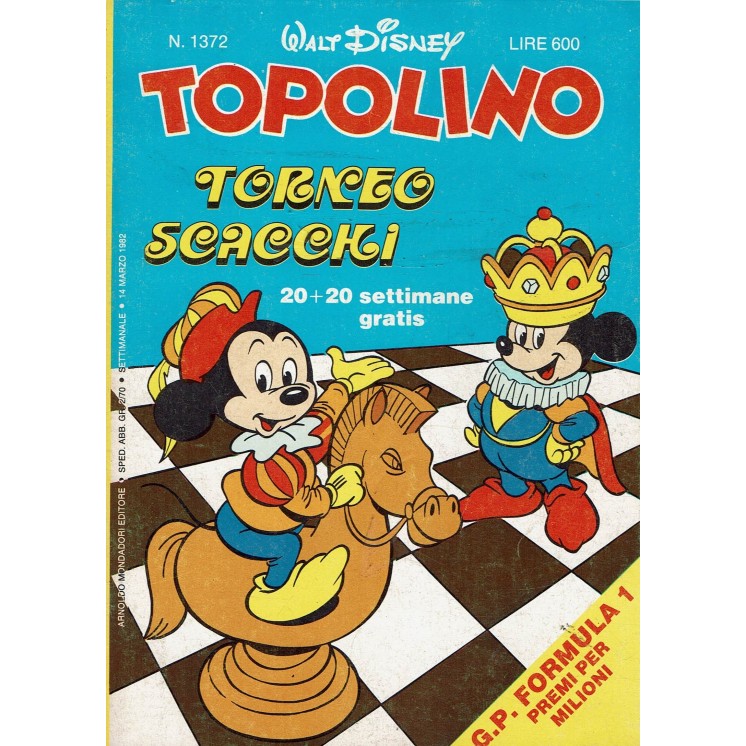 Topolino n.1372 ed. Walt Disney Mondadori