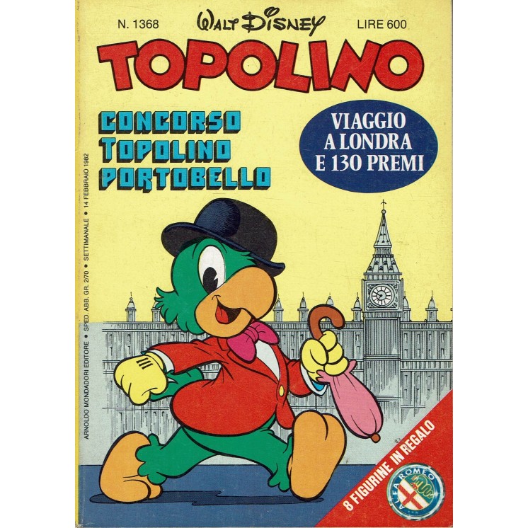 Topolino n.1368 ed. Walt Disney Mondadori