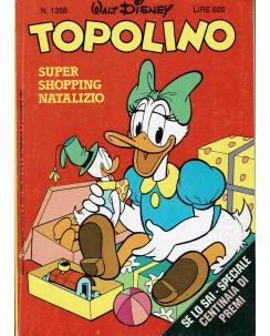 Topolino n.1358 pieghevole MATTEL di Walt Disney ed. Mondadori