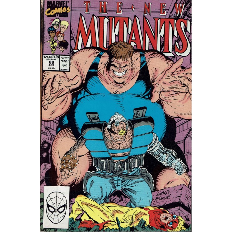The New Mutants  88 apr 1990 di Liefield ed. Marvel Comics lingua originale OL01
