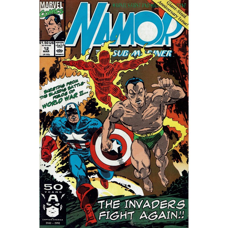Namor the Sub Mariner  12 mar 1991 di Byrne ed. Marvel lingua originale OL03
