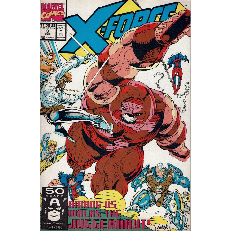 X-Force   3 Oct 1991 di Liefeld ed. Marvel Comics lingua originale OL03