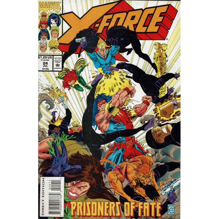 X-Force  24 lug 1993 di Nicieza ed. Marvel Comics lingua originale OL03