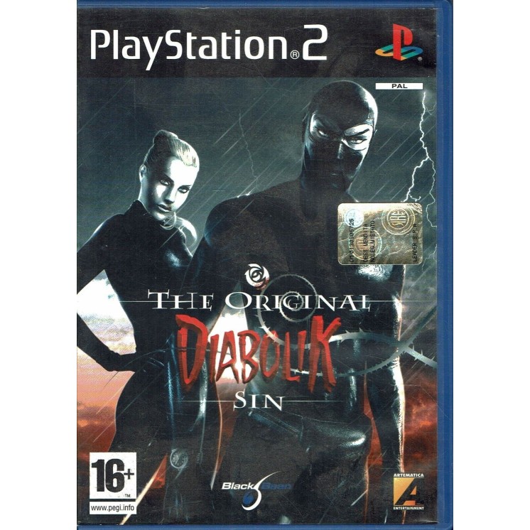 Videogioco Playstation 2 Diabolik the original SIN PS2 12+ NO libretto usato