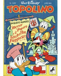 Topolino n.1425 CEDOLA ed. Walt Disney Mondadori