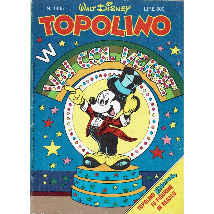 Topolino n.1435 ed. Walt Disney Mondadori