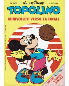 Topolino n.1438 FIGURINE ed. Walt Disney Mondadori