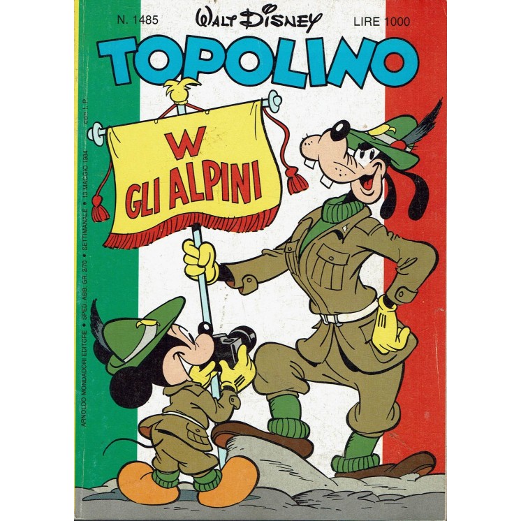Topolino n.1485 di Walt Disney ed. Mondadori