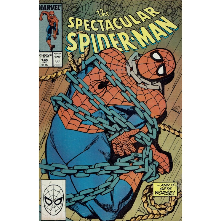 The Spectacular Spider-Man 145 Dec 1988 ed. Marvel Comics lingua originale OL05