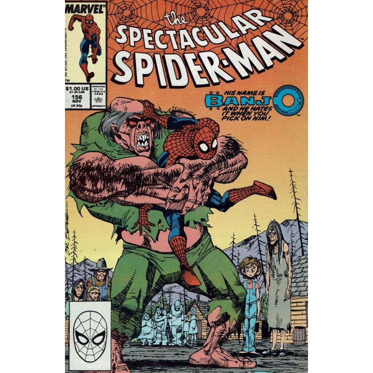 The Spectacular Spider-Man 156 Nov 1989 ed. Marvel Comics lingua originale OL05