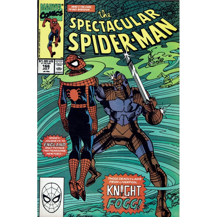The Spectacular Spider-Man 166 July 1990 ed. Marvel Comics lingua originale OL05