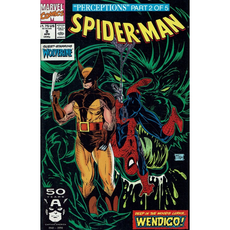 Spider-Man  9 Apr 1991 ed. Marvel Comics lingua originale OL03