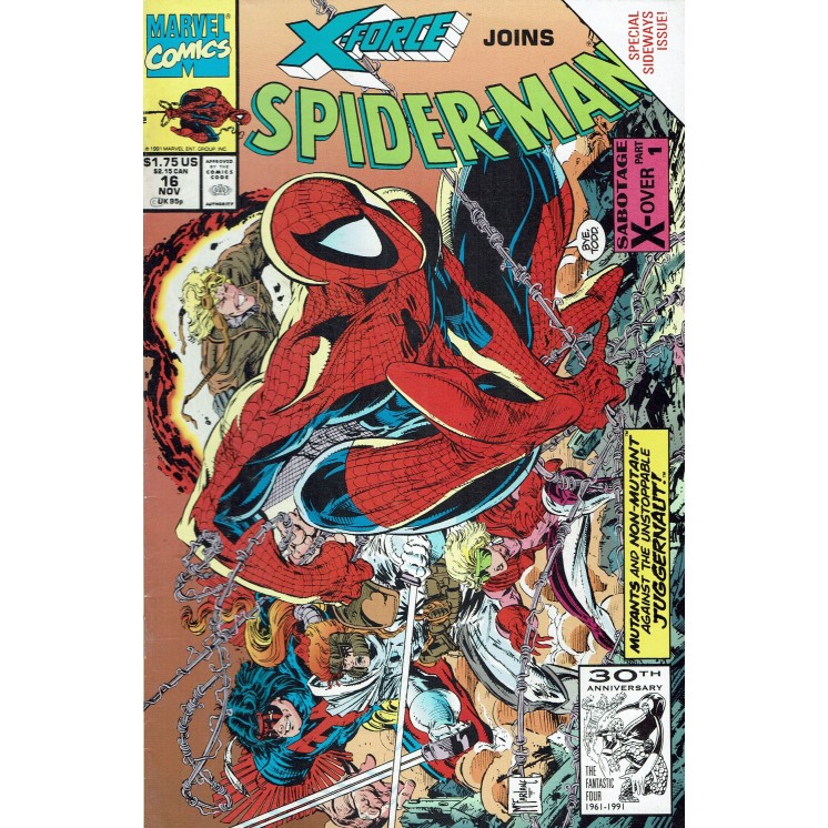 Spider-Man 16 Nov 1991 ed. Marvel Comics lingua originale OL03