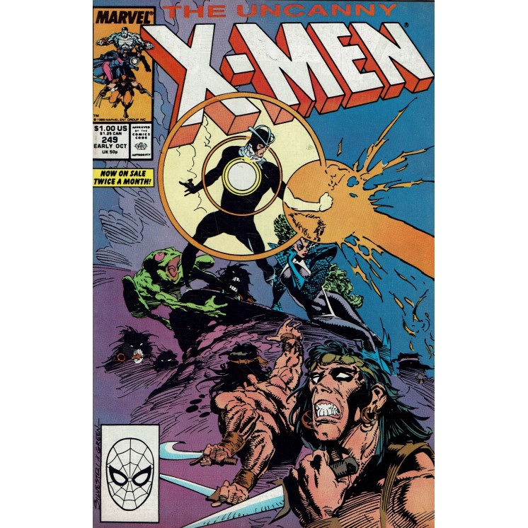 The Uncanny X-Men 252 nov 1989 ed. Marvel Comics lingua originale OL13