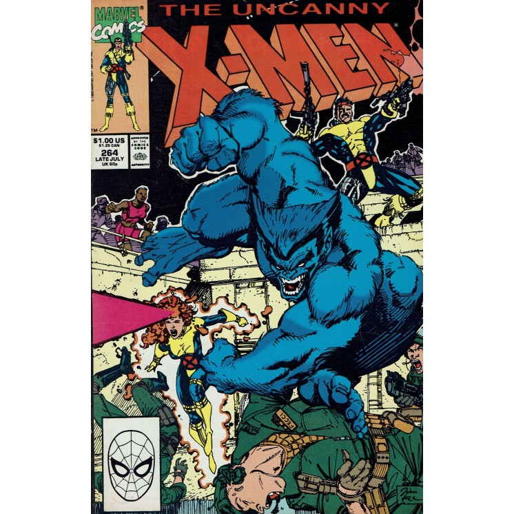 The Uncanny X-Men 264 jul 1990 ed. Marvel Comics lingua originale OL13