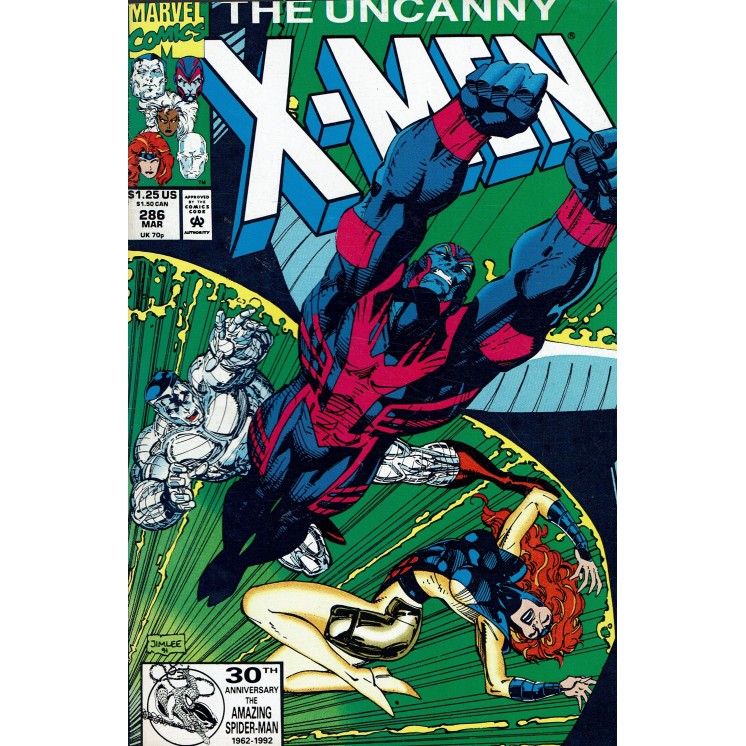 The Uncanny X-Men 286 mar 1992 ed. Marvel Comics lingua originale OL13