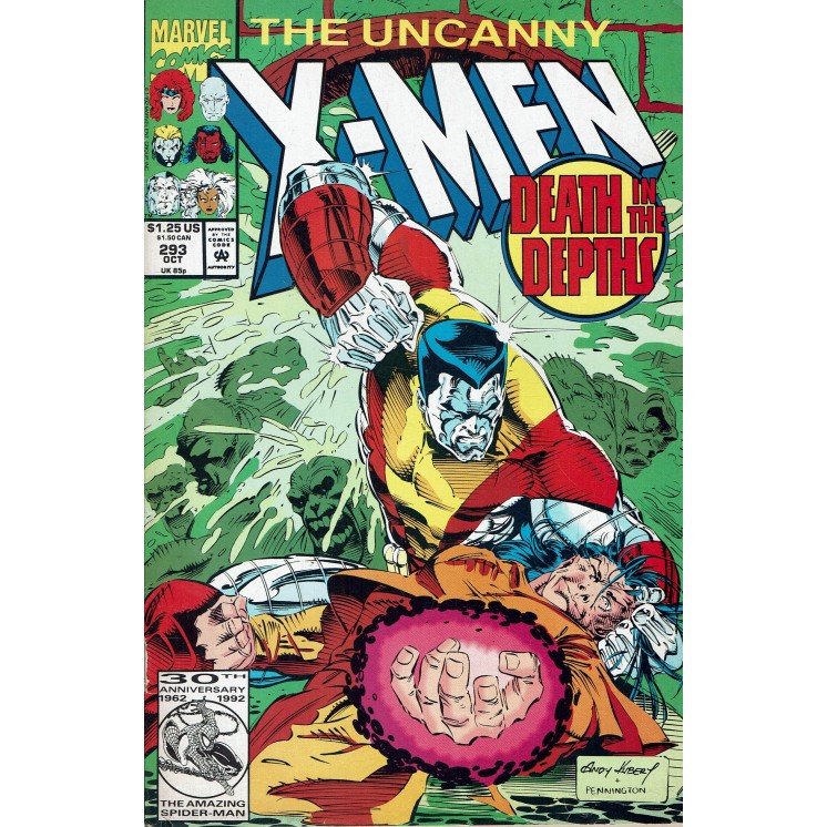 The Uncanny X-Men 293 oct 1992 ed. Marvel Comics lingua originale OL13