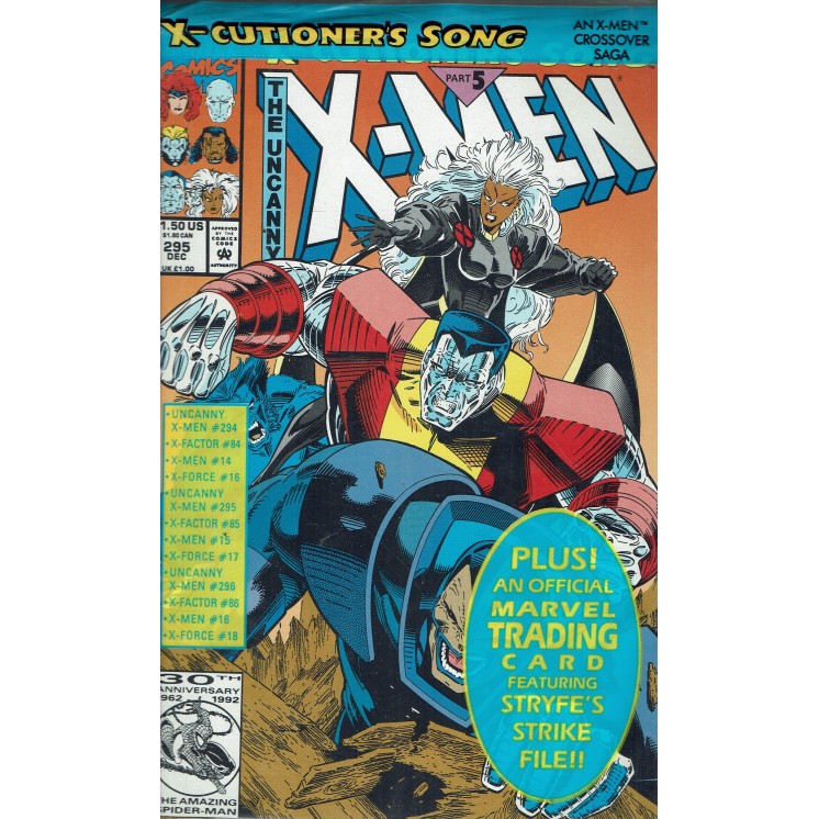 The Uncanny X-Men 295 dec 1992 ed. Marvel Comics lingua originale OL13