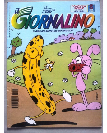 Il Giornalino anno LXXIV n. 4a - 4 febbraio 1998 * JACOVITTI * ed. San Paolo