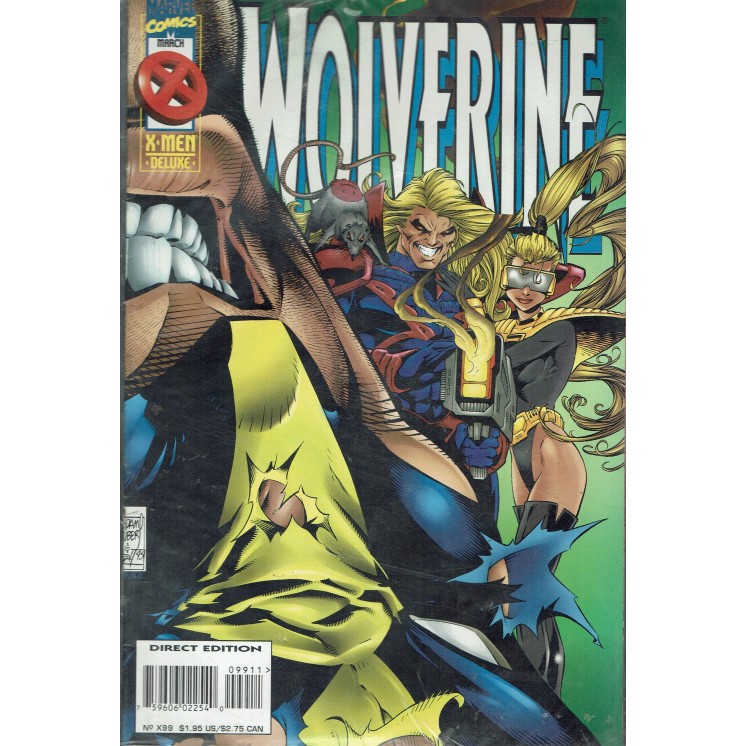 X-Men Deluxe  99 mar 1996 Wolverine ed. Marvel Comics lingua originale OL08