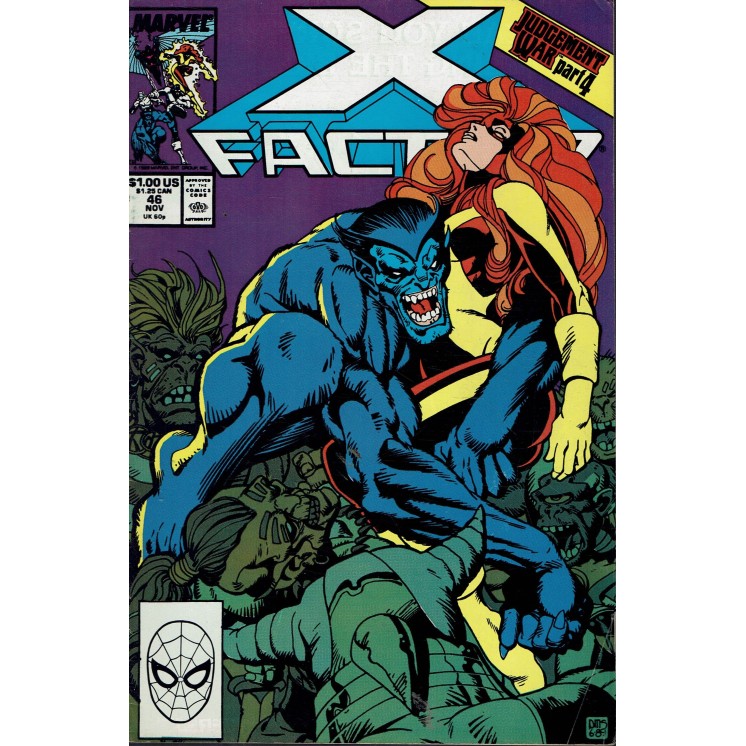 X Factor  46 nov 1989 ed. Marvel Comics lingua originale OL14