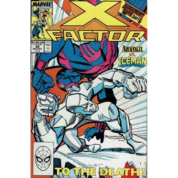 X Factor  49 dic 1989 ed. Marvel Comics lingua originale OL14