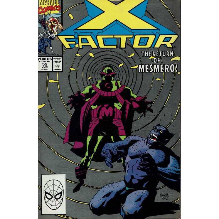 X Factor  55 giu 1990 ed. Marvel Comics lingua originale OL14