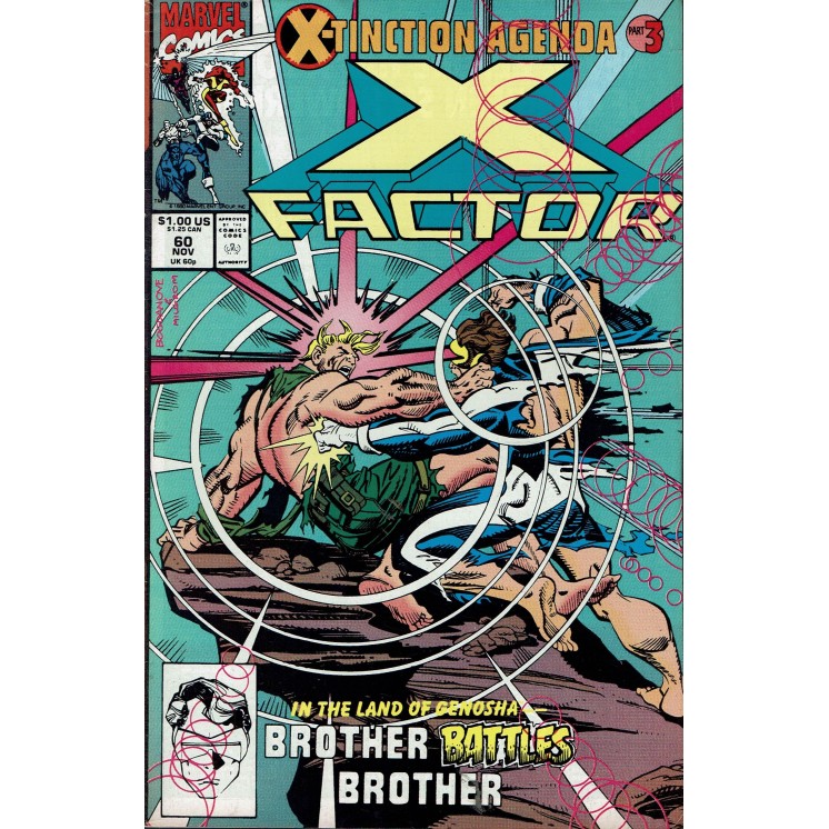 X Factor  60 nov 1990 ed. Marvel Comics lingua originale OL14