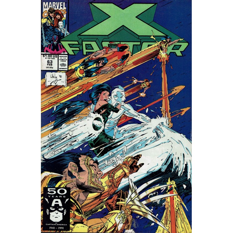 X Factor  63 feb 1991 ed. Marvel Comics lingua originale OL14
