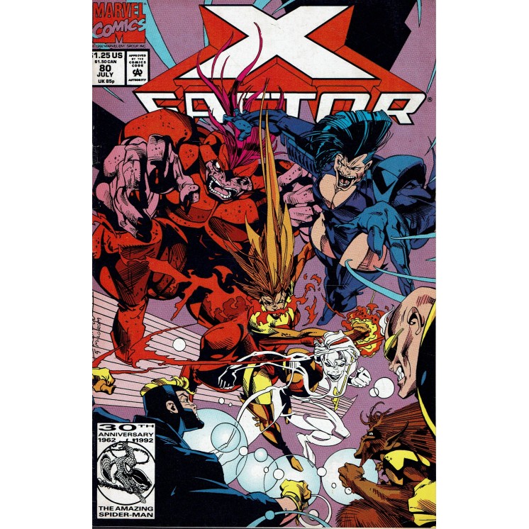 X Factor  80 jul 1992 ed. Marvel Comics lingua originale OL14