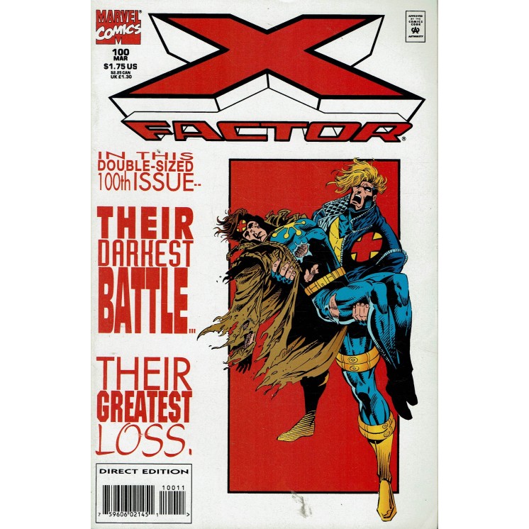X Factor 100 mar 1994 ed. Marvel Comics lingua originale OL14