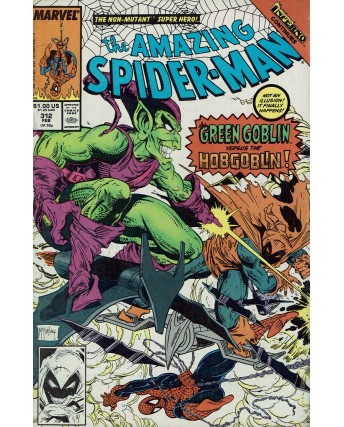 The Amazing Spider-Man 312 feb 1989 ed. Marvel Comics lingua originale OL14