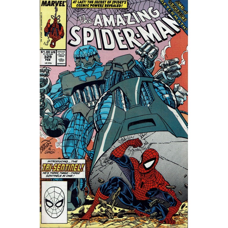 The Amazing Spider-Man 329 feb 1990 ed. Marvel Comics lingua originale OL14